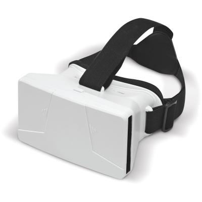 Image of Branded Virtual Reality Phone Holder with headstrap in White