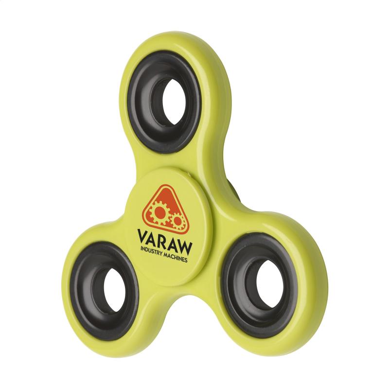 Image of Custom Printed Fidget Spinner Lime Green