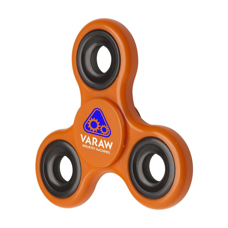 Image of Custom branded Fidget Spinner Orange