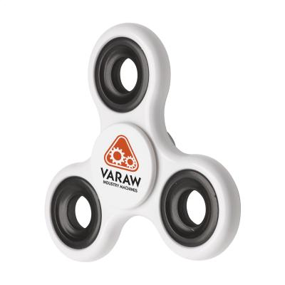 Image of Logo printed Fidget Spinner White