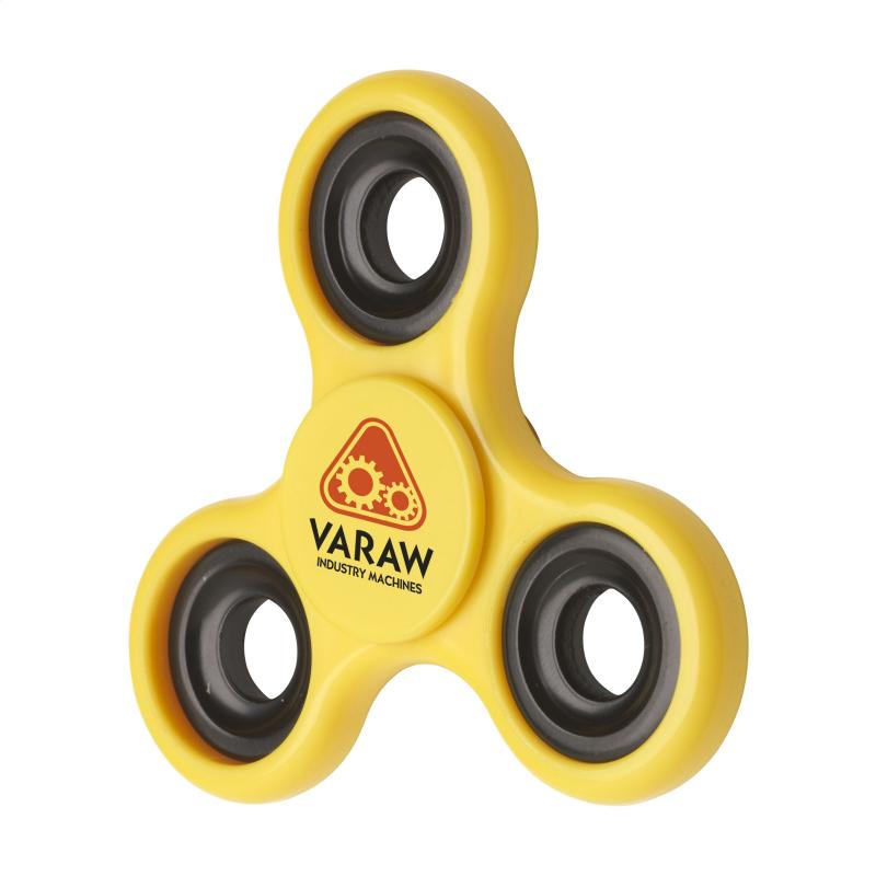 Image of Branded Fidget Spinner Yellow