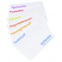 Image of Promotional Sticky Notes with changing print