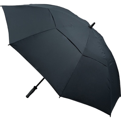 Image of Vented Golf Umbrella - All Black