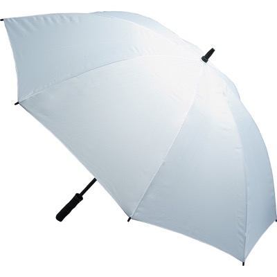 Image of Custom printed Fibreglass Storm Umbrella - White