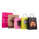 Image of Promotional printed twisted paper Handle Carrier Bag